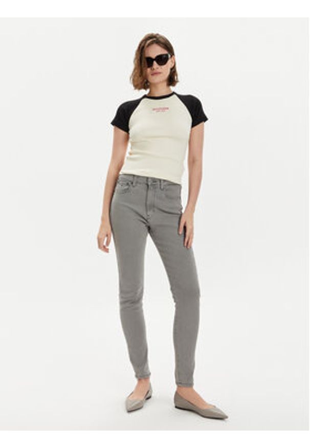 Tommy Jeans Jeansy Sylvia DW0DW17594 Szary Skinny Fit. Kolor: szary