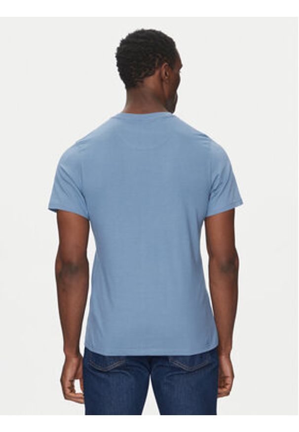 Barbour T-Shirt Preppy MTS0502BU27 Niebieski Tailored Fit. Kolor: niebieski. Materiał: bawełna