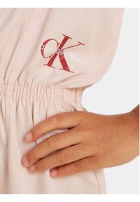 Calvin Klein Jeans Sukienka codzienna Monogram IG0IG02473 D Różowy Regular Fit. Okazja: na co dzień. Kolor: różowy. Materiał: bawełna. Typ sukienki: proste. Styl: casual #3