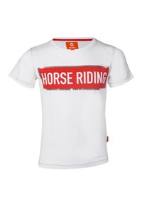 RED HORSE - Koszulka dziecięca z nadrukiem Red Horse Ss22. Kolor: biały. Wzór: nadruk #1