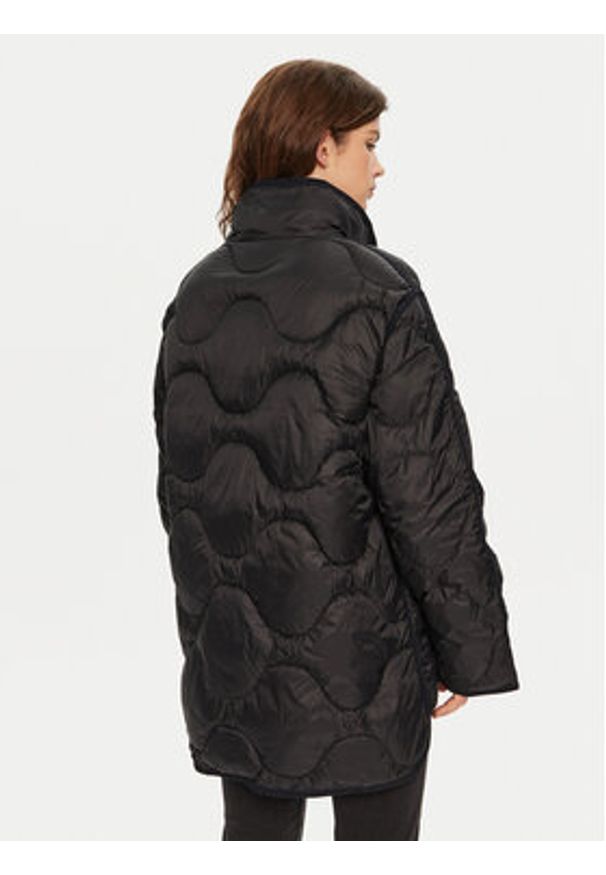Deha Kurtka przejściowa D12578 Czarny Relaxed Fit. Kolor: czarny. Materiał: syntetyk