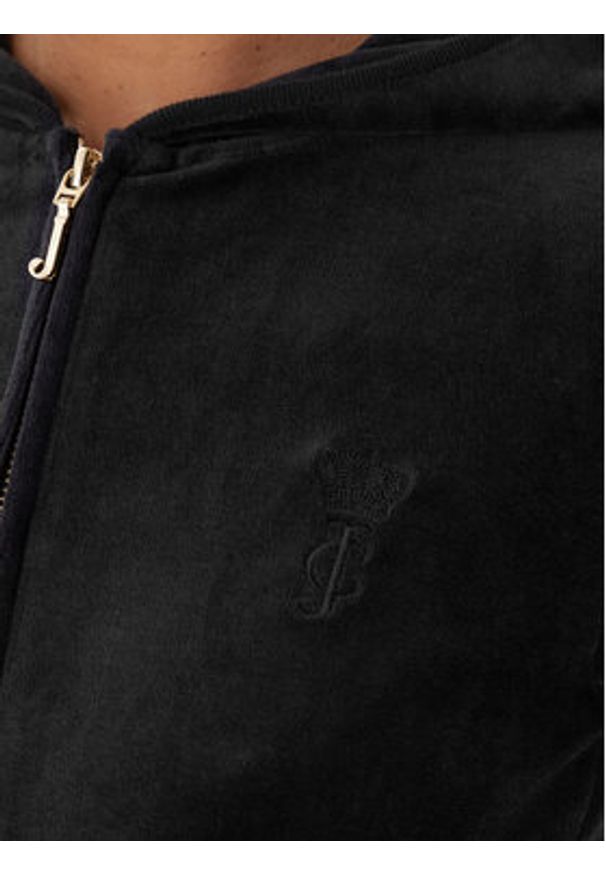 Juicy Couture Bluza Robyn JCSEBJ007G Czarny Slim Fit. Kolor: czarny. Materiał: bawełna