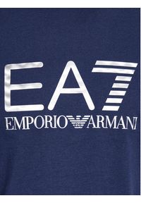 EA7 Emporio Armani T-Shirt 6RPT37 PJ3BZ 1554 Granatowy Regular Fit. Kolor: niebieski. Materiał: bawełna #3
