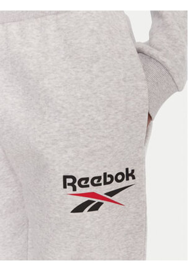 Reebok Spodnie dresowe Stacey RK25166CCW Szary Regular Fit. Kolor: szary. Materiał: bawełna