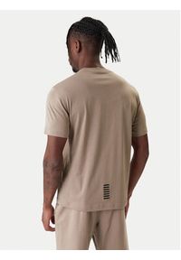 EA7 Emporio Armani T-Shirt 8NPT25 PJVPZ U6167 Beżowy Regular Fit. Kolor: beżowy. Materiał: bawełna #2