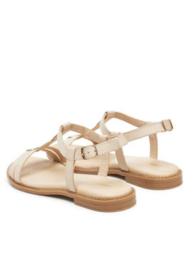 Lasocki Sandały EST-AFIONA-10 Beżowy. Kolor: beżowy. Materiał: skóra