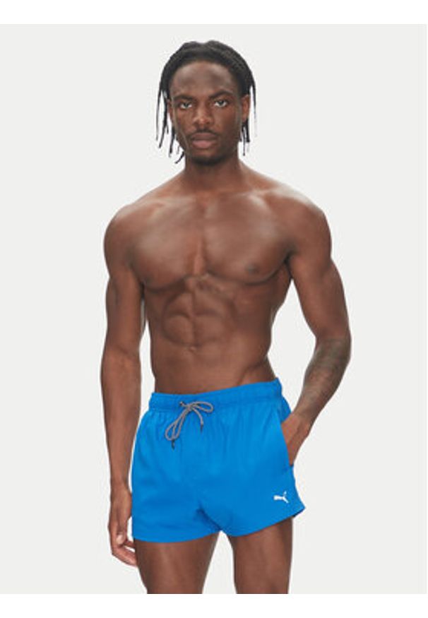 Puma Szorty kąpielowe 907658 Niebieski Regular Fit. Kolor: niebieski. Materiał: syntetyk