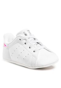 Adidas - adidas Buty Stan Smith Crib FY7892 Biały. Kolor: biały. Materiał: skóra. Model: Adidas Stan Smith