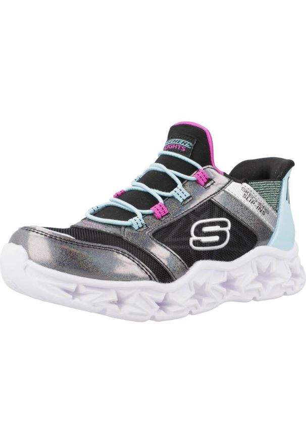 skechers - Tenisówki Skechers Model Skechers Slip-ins: Galaxy L Kolor Czarny. Kolor: czarny, biały, wielokolorowy. Materiał: syntetyk, tkanina. Model: Skechers Sport. Sport: turystyka piesza