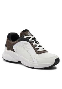 MICHAEL Michael Kors Sneakersy Sami 43S4SMFSBL Biały. Kolor: biały. Materiał: skóra #3