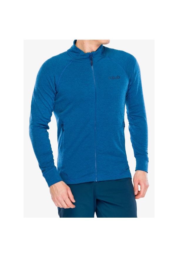 Bluza rozpinana męska Rab Nexus Jacket. Kolor: niebieski