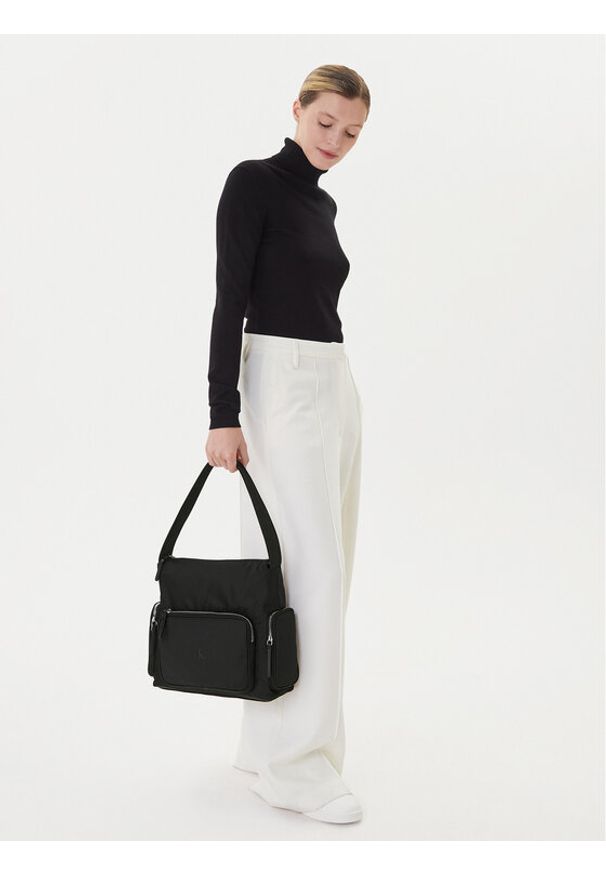 Calvin Klein Torebka LV04F3296G Czarny. Kolor: czarny