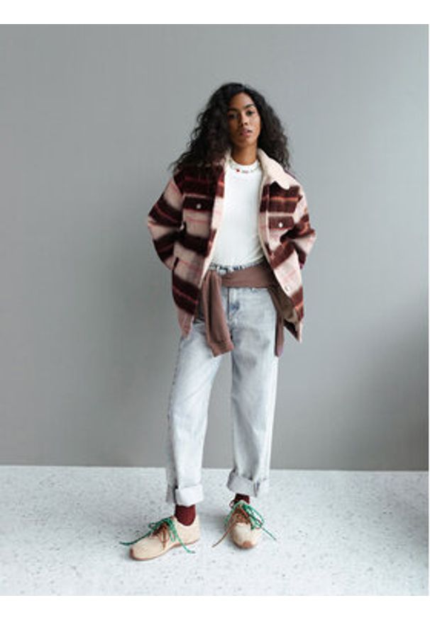 Roxy Kurtka przejściowa Passage Of Time ERJJK03670 Bordowy Relaxed Fit. Kolor: czerwony. Materiał: syntetyk