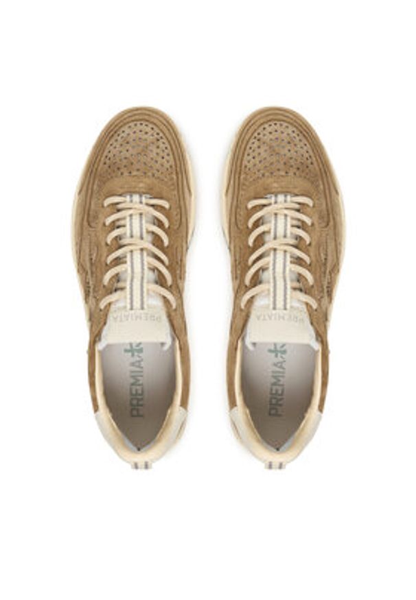 Premiata Sneakersy Nous Var 8288 Brązowy. Kolor: brązowy. Materiał: skóra, zamsz