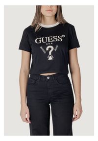 Guess T-Shirt V5GI18 I3Z14 Czarny Regular Fit. Kolor: czarny. Materiał: bawełna #3