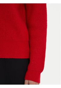 Morgan Golf 232-MSTORI Czerwony Regular Fit. Typ kołnierza: golf. Kolor: czerwony. Materiał: syntetyk #5