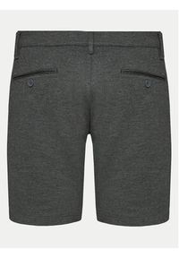 INDICODE Szorty materiałowe Aalborg 70-371 Szary Slim Fit. Kolor: szary. Materiał: wiskoza, syntetyk