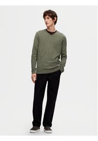 Selected Homme Sweter 16090147 Zielony Regular Fit. Kolor: zielony #3