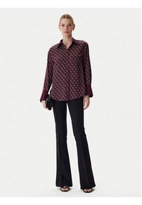 Guess Koszula W4YH47 WF1T2 Bordowy Regular Fit. Kolor: czerwony. Materiał: syntetyk #2