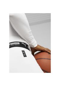Szorty Puma Hoops Team Baselayer. Kolor: biały. Materiał: materiał