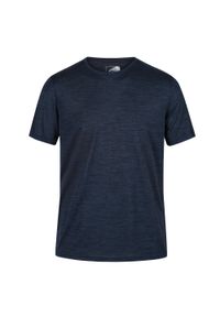 Regatta - T-Shirt Męski Fingal Edition. Kolor: wielokolorowy, fioletowy, niebieski, szary
