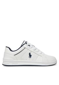 Polo Ralph Lauren Sneakersy Heritage RL02431101 Biały. Kolor: biały. Materiał: skóra