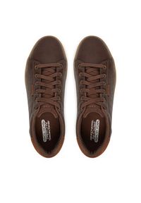 skechers - Skechers Sneakersy Cavell-Hensley 210946/CHOC Brązowy. Kolor: brązowy. Materiał: skóra #3