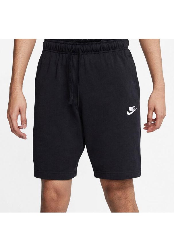 Spodenki Męskie Sportowe Nike Szorty M Nsw Club Jsy. Kolor: czarny