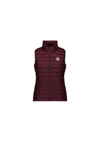 Jott - Damska kurtka bez rękawów JOTT Seda. Kolor: czerwony, fioletowy, wielokolorowy. Materiał: puch. Długość rękawa: bez rękawów #1