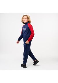 Dres dziecięcy Puma. Kolor: czerwony, wielokolorowy, niebieski. Materiał: dresówka. Styl: sportowy