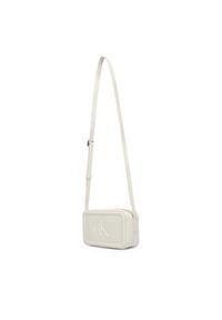 Calvin Klein Torebka Bold Ck Camera Bag LV04F3220G Biały. Kolor: biały. Materiał: skórzane #4