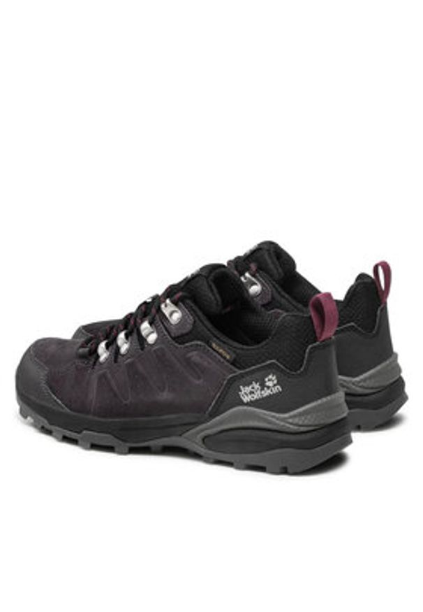 Jack Wolfskin Trekkingi Refudio Texapore Low W 4050821 Fioletowy. Kolor: fioletowy. Materiał: skóra, zamsz