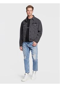 Calvin Klein Jeans Kurtka jeansowa J30J322767 Szary Regular Fit. Kolor: szary. Materiał: bawełna