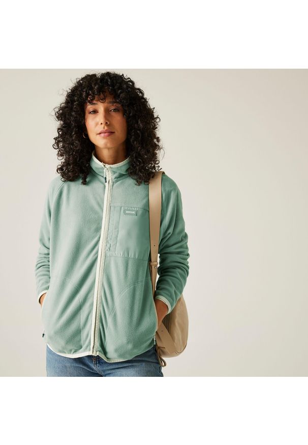 Regatta - Polar turystyczny damski Lilana rozsuwany. Kolor: szary. Materiał: polar. Sport: turystyka piesza