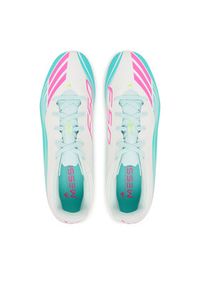 Adidas - adidas Buty do piłki nożnej F50 Messi Club Fg/Mg JQ0946 Turkusowy. Kolor: turkusowy. Materiał: materiał #2