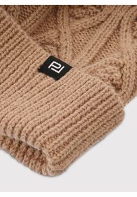 Pako Lorente - PAKO LORENTE – Beżowa czapka męska z wełną. Kolor: beżowy. Materiał: wełna. Sezon: zima #3