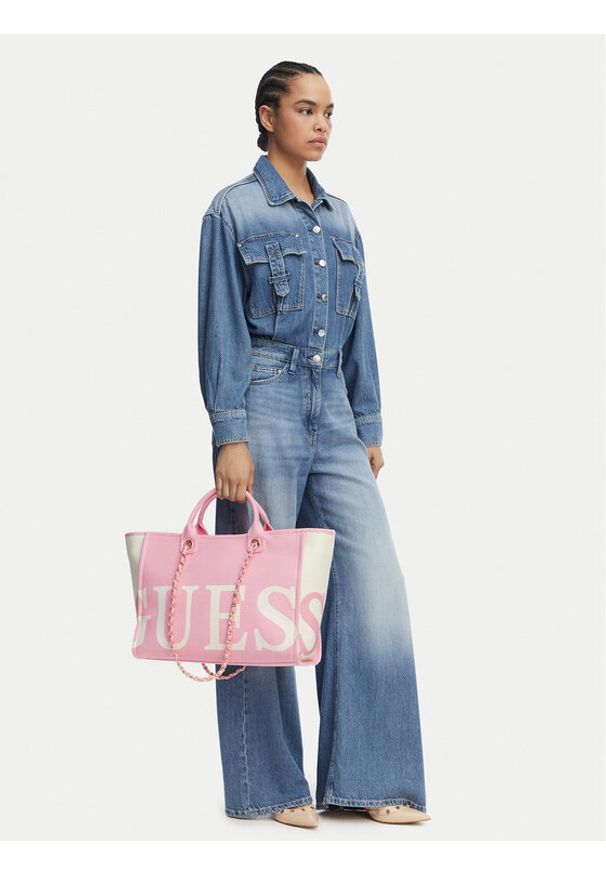 Guess Torebka E6GZ03 WP750 Różowy jasny. Kolor: różowy