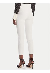 Elisabetta Franchi Spodnie materiałowe PA-170-61E2-V290 Biały Regular Fit. Kolor: biały. Materiał: syntetyk #3