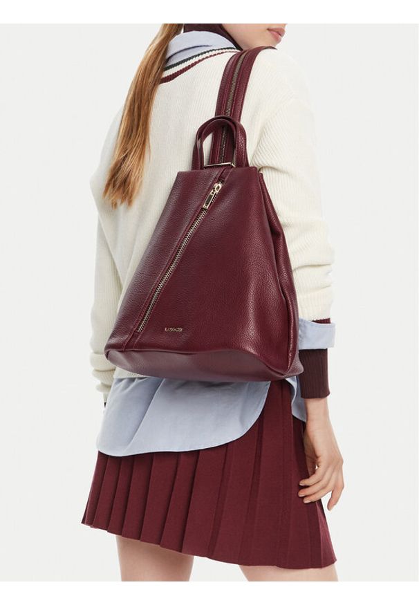 Lasocki Plecak LSK-K-017-06 Bordowy. Kolor: czerwony. Materiał: materiał