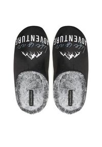 Home & Relax Kapcie 9519263 Czarny. Kolor: czarny. Materiał: materiał #3