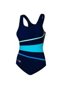 Aqua Speed - Strój jednoczęściowy pływacki damski STELLA. Kolor: wielokolorowy, niebieski, turkusowy