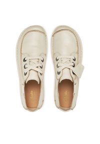 Clarks Półbuty Funny Dream 26181433 Écru. Materiał: skóra #5