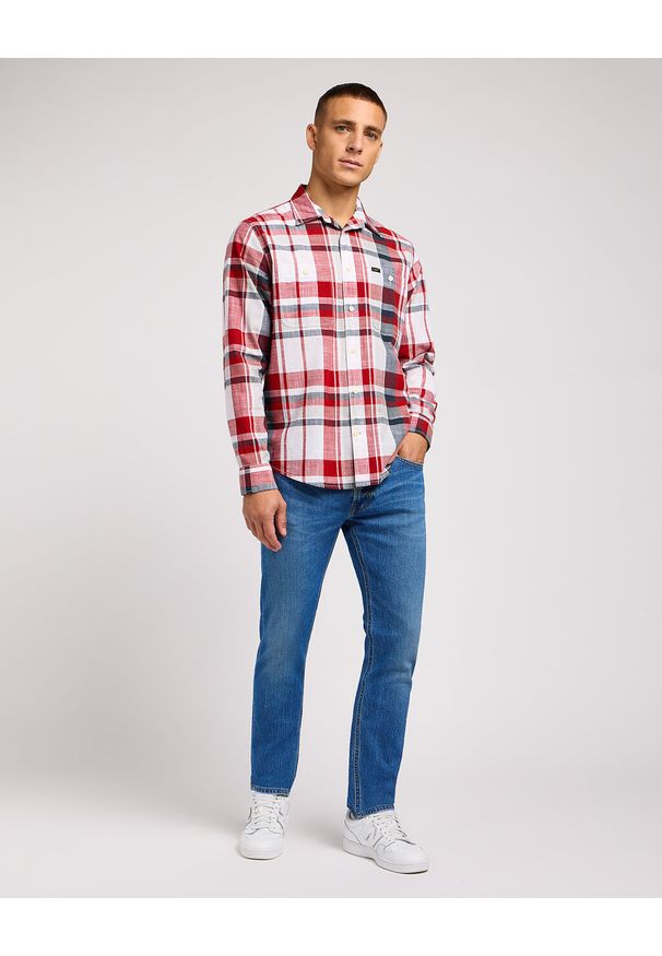 Lee - MESKIE SPODNIE LUKE INDIGO VINTAGE 112349321 L719015994. Okazja: na co dzień. Długość: długie. Styl: vintage