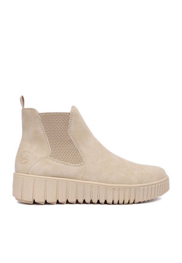 Botki Rieker. Kolor: beżowy