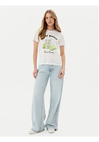 only - ONLY T-Shirt Kita 15349150 Biały Regular Fit. Kolor: biały. Materiał: bawełna