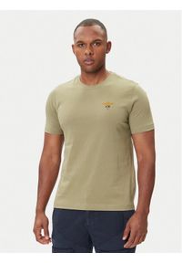 Aeronautica Militare T-Shirt 252TS1580UJ00372 Zielony Regular Fit. Kolor: zielony. Materiał: bawełna