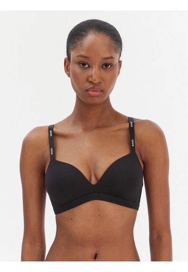 BOSS - Boss Biustonosz braletka 50502739 Czarny. Kolor: czarny. Materiał: wiskoza