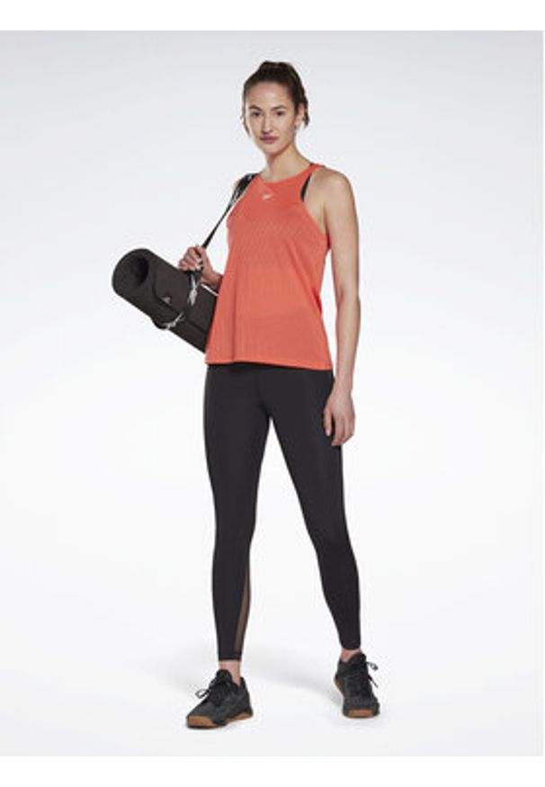 Reebok Legginsy Lux Perform Leggings HF6411 Czarny. Kolor: czarny. Materiał: syntetyk
