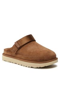 Ugg Klapki W Goldenstar Clog 1138252 Brązowy. Kolor: brązowy. Materiał: skóra