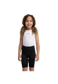 SIROKO - Dziewczęce krótkie spodenki rowerowe z wkładką Kolarstwo Siroko K-Core Racin. Kolor: czarny. Materiał: poliester, elastan. Długość: krótkie. Sezon: lato. Sport: kolarstwo #1
